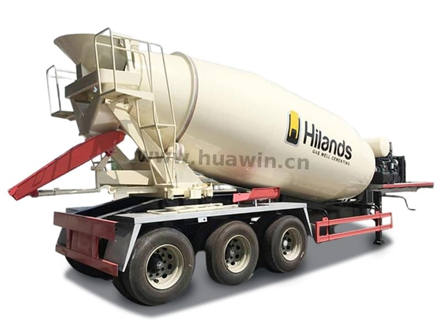 SINOTRUK 3 Axles Concrete Mixer Trailer