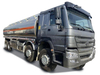 SINOTRUK HOWO 8X4 12 Wheeler Fuel Tanker Truck 30 KL Aluminum Material