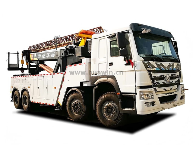 HOWO 8X4 12 Wheeler Heavy Duty Wrecker Truck
