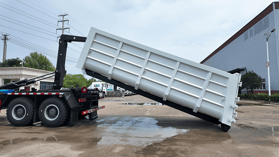 6x4 hook lift truck-6