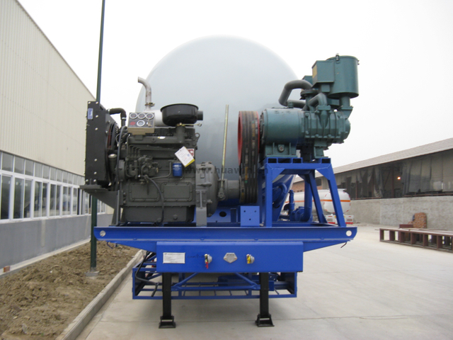 3 Axles Cement Silo Semitrailer 