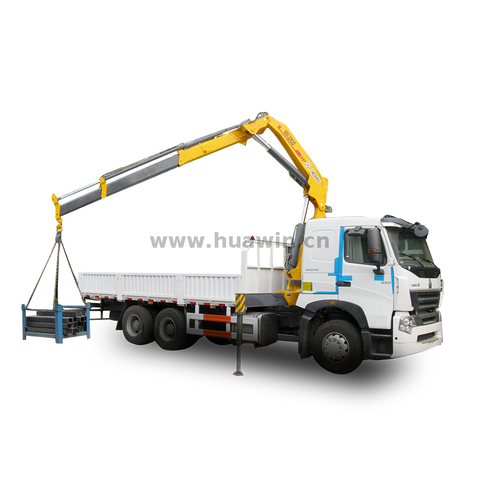 SINOTRUK A7 6x4 Crane Truck - 10Ton XCMG Knuckle Boom