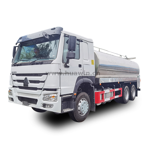 HOWO 6X4 Food Tank Truck Milk Transport Tanker Truck