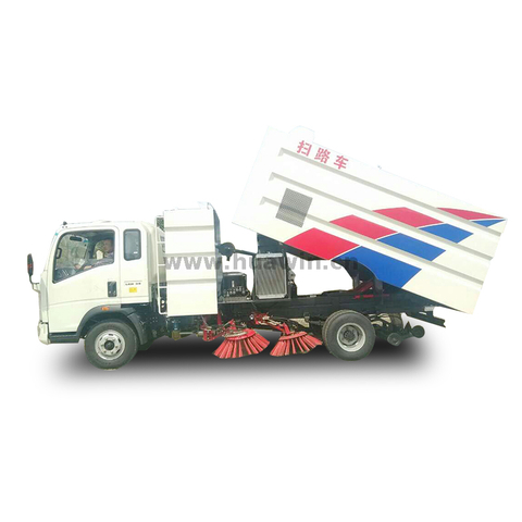 SINOTRUK HOWO 4x2 Sweeper & Washing Truck-6CBM