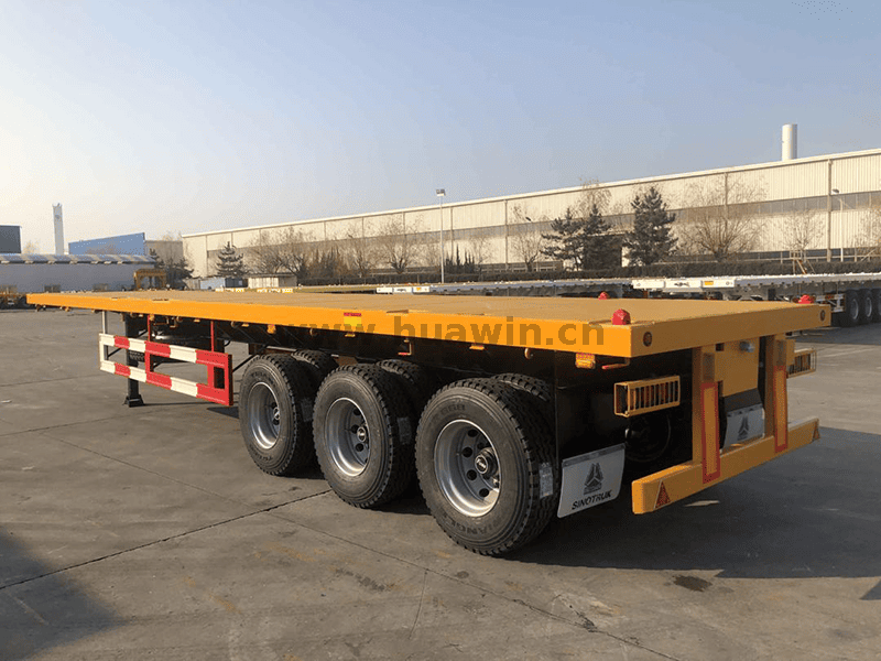 40FT 3 Axle Flatbed Semi-Trailer