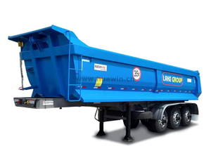3 Axles 26CBM Dump Semi Trailer