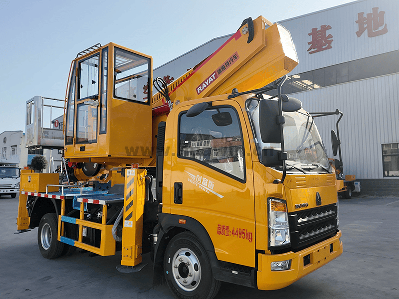 Howo aerial work truck-13