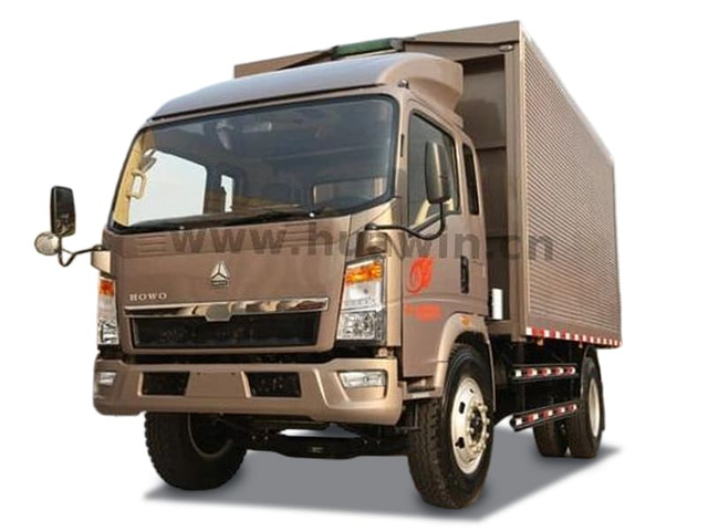 HOWO 4X2 Aluminum Wing Open Van Truck
