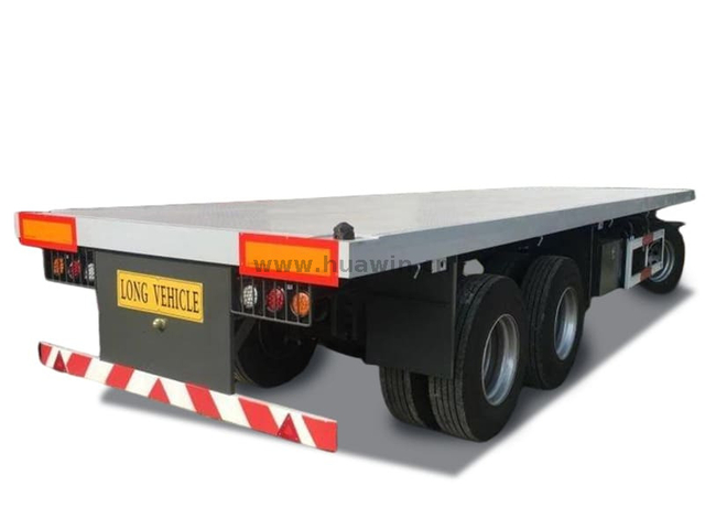 Three Alxes Container Transportation Full Trailer