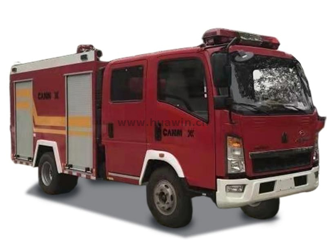 Cummins Engine 3 Cbm Water And 1 Cbm Foam Fire Control Truck