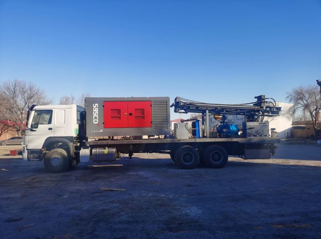 HOWO 300 Meters, 400 Meters Well Drilling Truck