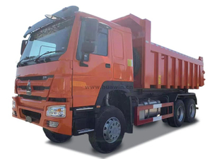 16CBM HOWO 6X4 Scow End Sand Aggregates Transporation Dump Truck with Tail Gate