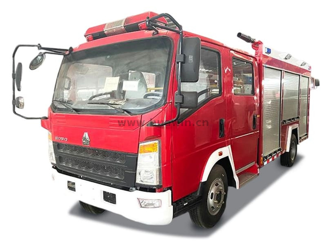 SINOTRUK HOWO High Pressure Water And Foam Fire Fighting Truck