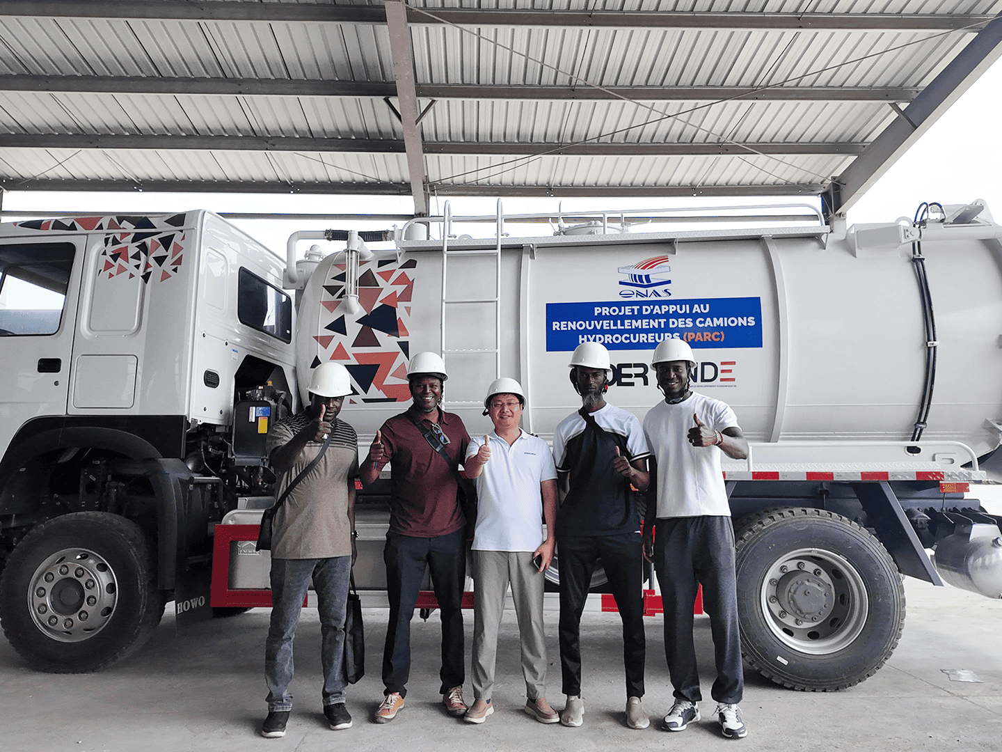 40 sewage suction trucks sent to Senegal