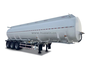 SINOTRUK CIMC 3 Axles 46CBM Aluminum Alloy Fuel Tanker Semi Trailer